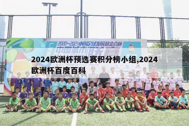 2024欧洲杯预选赛积分榜小组,2024欧洲杯百度百科